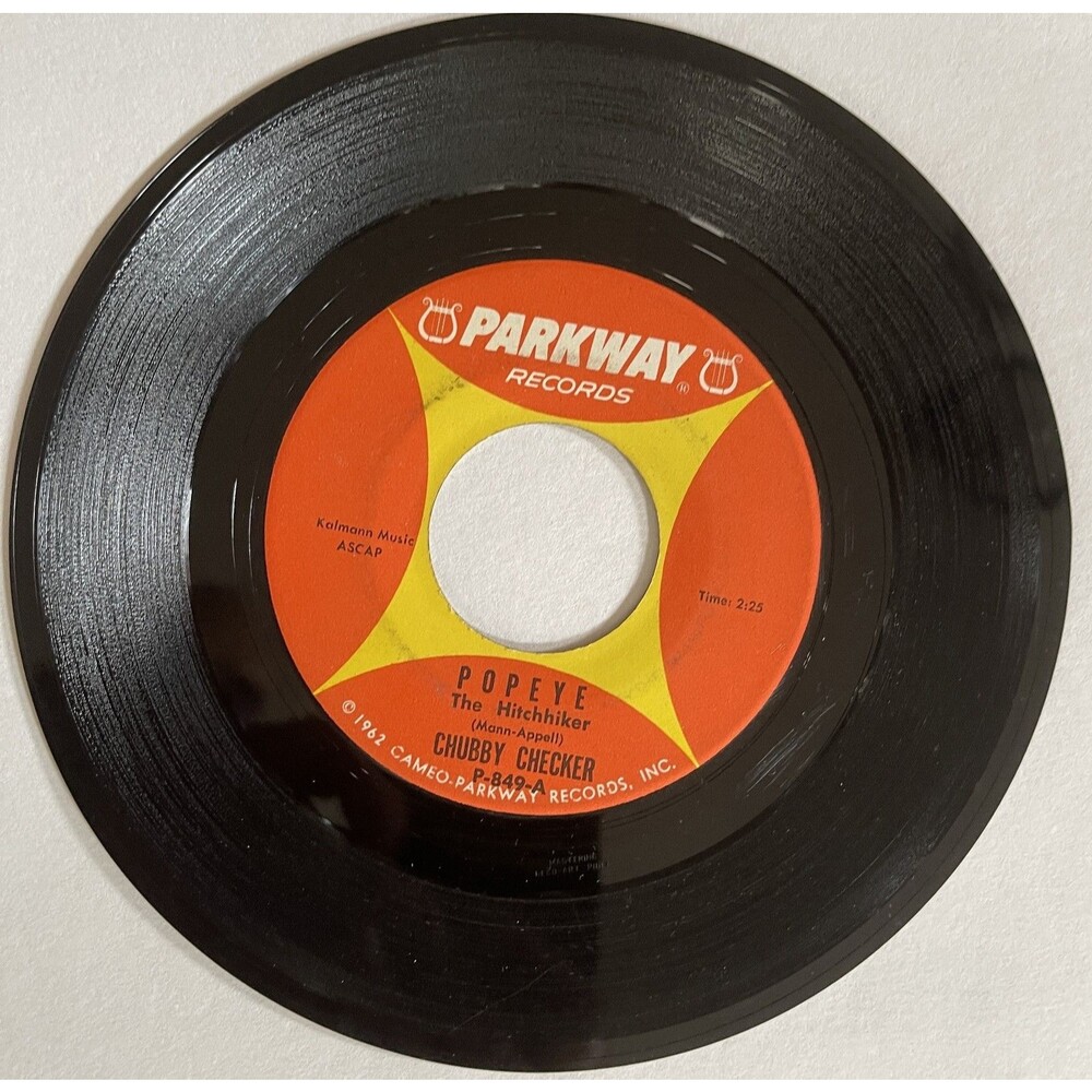 Chubby Checker - Limbo Rock / Popeye (The Hitchhiker) P-849-B Parkway - Picture 2 of 2